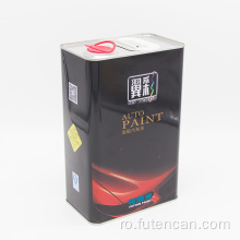 Cutie de tablă goală de ulei de motor pătrată